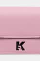 Τσάντα Karl Lagerfeld Jeans ροζ B2W30125