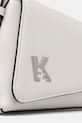 Δερμάτινη τσάντα Karl Lagerfeld Jeans λευκό B2W30130