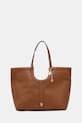 U.S. Polo Assn. nákupní taška dámská z imitace kůže LAWSON hnědá BEU8L9054WVP
