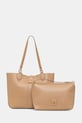 U.S. Polo Assn. torebka shopper damska z imitacji skóry MARGARET beżowy BEUMF9044WVP