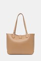Akcesoria U.S. Polo Assn. torebka shopper damska z imitacji skóry MARGARET BEUMF9044WVP beżowy