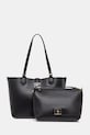U.S. Polo Assn. torebka shopper damska z imitacji skóry MARGARET czarny BEUMF9044WVP