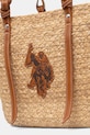 U.S. Polo Assn. torebka shopper damska SOMERSET beżowy BEUO19023WZA