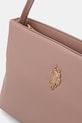 U.S. Polo Assn. torebka crossbody damska z imitacji skóry CEREMONY różowy BEUQC6455WVP