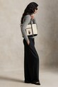 Polo Ralph Lauren torebka shopper damska bawełniana 428980460 beżowy