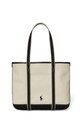 Polo Ralph Lauren torebka shopper damska bawełniana 428980460 beżowy SS26