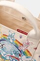 Kenzo torebka bawełniana Shopper/Tote bag FG58SA910F35 beżowy