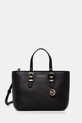 MICHAEL Michael Kors torebka crossbody damska skórzana czarny 32S6GQNC1L