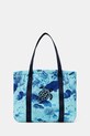 Vilebrequin torebka shopper damska BAGSIB turkusowy BSBE0238