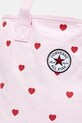 Converse torebka tote damska bawełniana x CHUCKS IN LOVE różowy MA5947