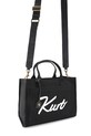 Kurt Geiger London torebka tote damska bawełniana 5570700609 czarny SS26