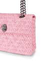 Kurt Geiger London crossbody kabelka dámska Raffia Kensington 5582698999 ružová