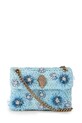 Kurt Geiger London torebka crossbody damska Raffia Mini Kensington niebieski 5576883999