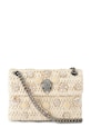 Kurt Geiger London torebka crossbody damska Raffia Mini Kensington żółty 5576840999