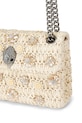 Kurt Geiger London torebka crossbody damska Raffia Mini Kensington 5576840999 żółty