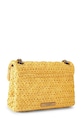 Akcesoria Kurt Geiger London torebka crossbody damska Raffia Mini Kensington 5576893999 żółty