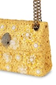 Kurt Geiger London torebka crossbody damska Raffia Mini Kensington 5576893999 żółty