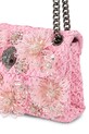 Kurt Geiger London torebka crossbody damska Raffia Mini Kensington 5603498999 różowy