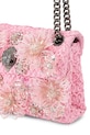 Kurt Geiger London torebka crossbody damska Raffia Mini Kensington 5603498999 różowy