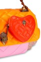 Kurt Geiger London dámska kožená crossbody kabelka Kensington 5579057129 oranžová