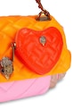 Kurt Geiger London dámska kožená crossbody kabelka Kensington 5579057129 oranžová