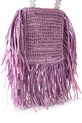 Kurt Geiger London torebka damska Kurt Mini Tote Fringe fioletowy 5568895999
