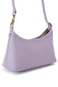 Doplnky Kurt Geiger London dámska kožená kabelka Kurt sling 5586695109 fialová