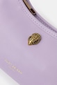 Kurt Geiger London torebka damska skórzana Kurt sling fioletowy 5586695109