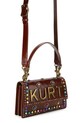 Kurt Geiger London torebka crossbody damska skórzana Shoreditch 5578639109 brązowy SS26