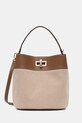 Furla torebka worek damska skórzana Amelia M Bucket Bag beżowy WB01953.BX3542.TCO00
