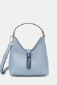 Furla μικρή γυναικεία δερμάτινη τσάντα Iride Mini Hobo μπλε WE00876.ARE000.CDZ00