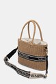 Akcesoria Valentino Bags torba plażowa damska BOHO VBGA0L04 beżowy