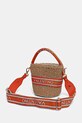 Akcesoria Valentino Bags torebka koszyk damska BOHO VBGA0L36 beżowy