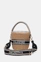 Akcesoria Valentino Bags torebka koszyk damska BOHO VBGA0L36 beżowy