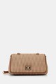 Valentino Bags torebka crossbody damska pleciona SELENE beżowy VBS9PU09