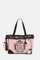 Juicy Couture torebka shopper damska bawełniana DAYDREAMER różowy BEJD09883WC2
