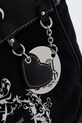 Juicy Couture torebka shopper damska bawełniana DAYDREAMER czarny BEJD09883WC2
