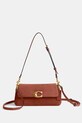 Аксесуари Coach сумка крос-боді жіноча замшева Suade Jet Shoulder Bag CDZ74 коричневий