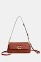 Coach geantă crossbody pentru femei, din piele întoarsă Suade Jet Shoulder Bag CDZ74 maro SS26