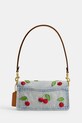 Coach сумка crossbody женская кожаная Cherry Embroidered Denim Tabby 20 CDZ33 голубой SS26