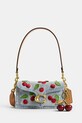 Coach χιαστί Γυναικεία δερμάτινη Cherry Embroidered Denim Tabby 20 CDZ33