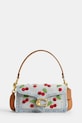 Coach сумка crossbody для женщин кожаная Cherry Embroidered Denim Tabby 26 голубой CDZ32
