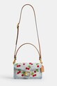 Akcesoria Coach torebka crossbody damska skórzana Cherry Embroidered Denim Tabby 26 CDZ32 niebieski