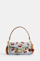 Coach torebka crossbody damska skórzana Cherry Embroidered Denim Tabby 26 CDZ32