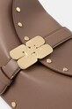 GANNI B-Kat Studs torebka rogal damska skórzana brązowy B2060040