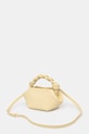 Akcesoria GANNI Bou Mini torebka crossbody damska skórzana B2100148 żółty