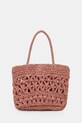 Hoss Intropia torebka damska pleciona różowy 5023108