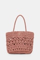 Hoss Intropia torebka damska pleciona różowy 5023108