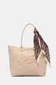Liu Jo torba plażowa damska bawełniana beżowy VA6191.T546A