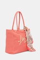 Liu Jo torba plażowa damska bawełniana VA6191.T546A pomarańczowy SS26